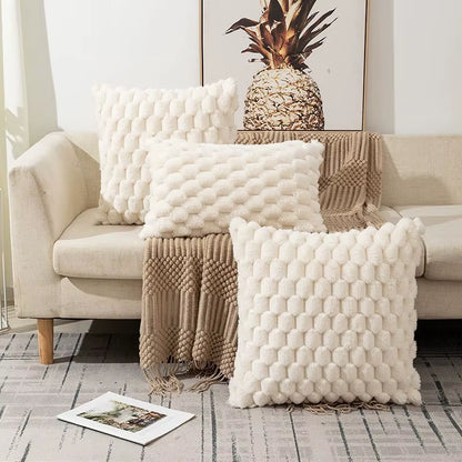 Christmas Red ​Taffeta Turtle Back Throw Pillow Covers Decor, Home Decor, Room Decor White Pillowcase for Sofa 45X45Cm