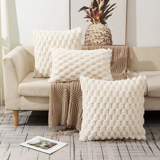 Christmas Red ​Taffeta Turtle Back Throw Pillow Covers Decor, Home Decor, Room Decor White Pillowcase for Sofa 45X45Cm