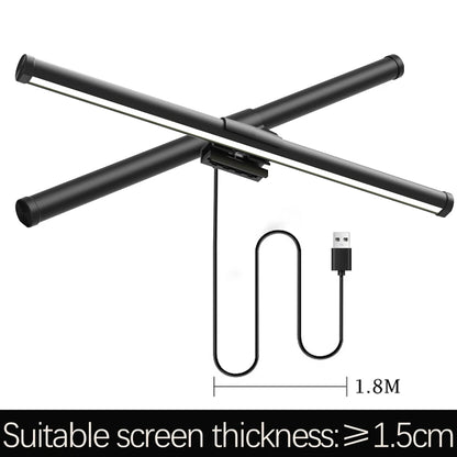 Transform Your Workspace with the LED Desk Lamp Monitor Screen Light Bar - RGB Dual-Sided for Work, Study, and Gaming Atmosphere