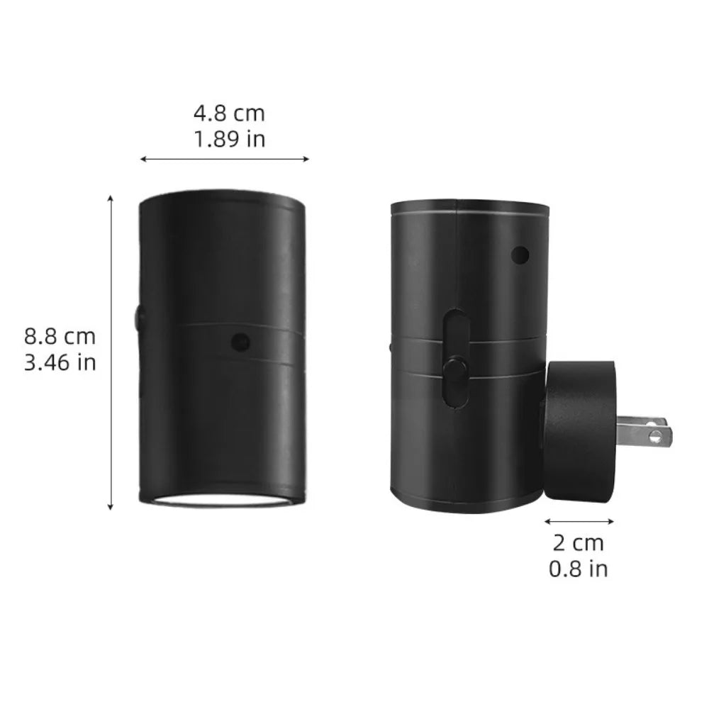 Illuminate Your Space with the 1/2/4 Pack Dimmable LED Night Lights - Adjustable Brightness for Hallways and Bedrooms