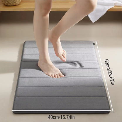 Home Bath Mat Super Absorbent Bathroom Carpets Rugs Soft Memory Foam Floor Bedroom Toilet Floor Shower Rug Home Decor
